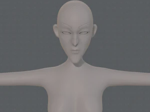 base mesh woman 22 3D Model