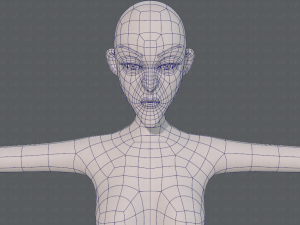 base mesh woman 22 3D Model