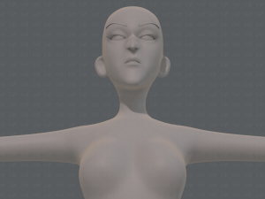 base mesh woman 22 3D Model