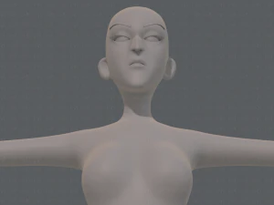 base mesh woman 22 3D Model