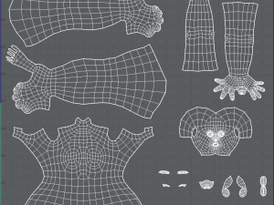 base mesh woman 22 3D Model