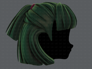 3d hair style for girl v63 3D मॉडल