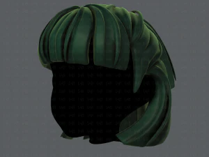 3d hair style for girl v63 3D Model