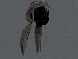 3d hair style for girl v64 3D Model