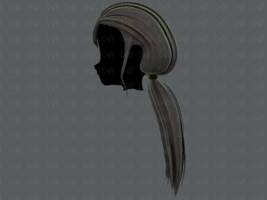3d hair style for girl v64 3D Model