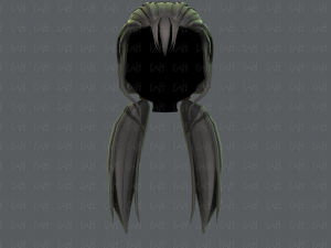 3d hair style for girl v64 3D Model