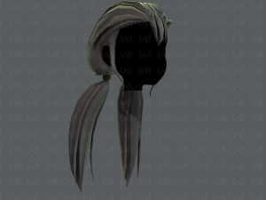 3d hair style for girl v64 3D Model