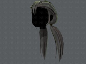3d hair style for girl v64 3D Model