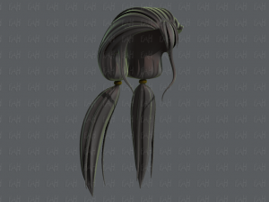 3d hair style for girl v64 3D Model