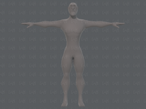 base mesh man character v20 Modelo 3D