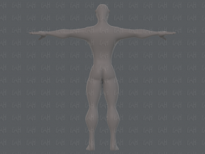 base mesh man character v20 Modelo 3D