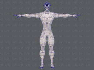 base mesh man character v20 Modelo 3D