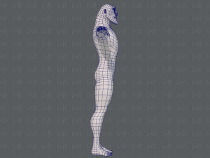 base mesh man character v20 Modelo 3D