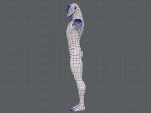 base mesh man character v20 Modelo 3D