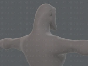 base mesh man character v20 3D Model