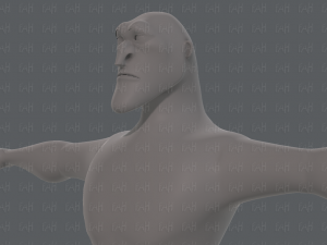 base mesh man character v20 Modelo 3D