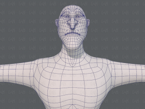 base mesh man character v20 Modelo 3D