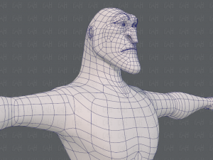 base mesh man character v20 Modelo 3D