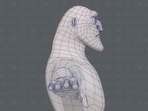 base mesh man character v20 Modelo 3D
