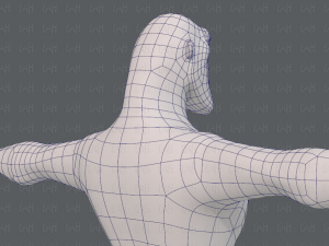base mesh man character v20 Modelo 3D
