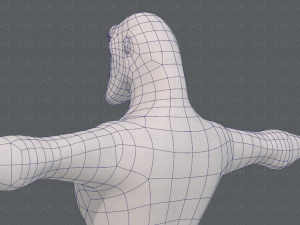 base mesh man character v20 Modelo 3D