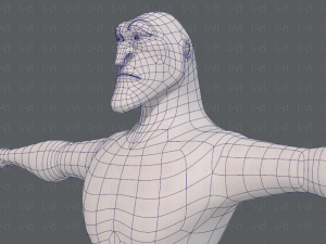 base mesh man character v20 Modelo 3D