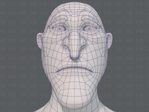 base mesh man character v20 Modelo 3D