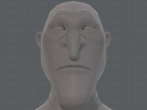base mesh man character v20 Modelo 3D