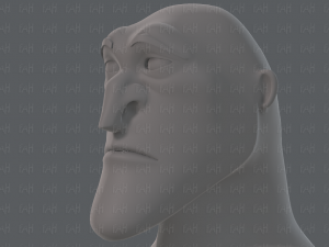 base mesh man character v20 Modelo 3D