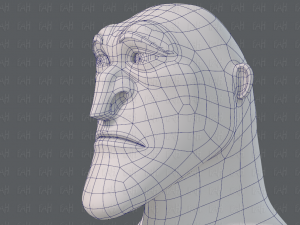base mesh man character v20 Modelo 3D