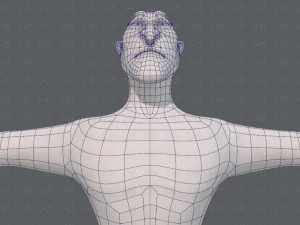 base mesh man character v20 3D Model