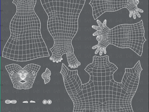 base mesh man character v20 Modelo 3D