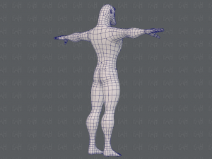 base mesh man character v20 Modelo 3D