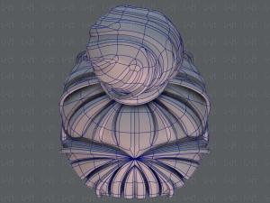 3d зачіска для дівчини v65 3D Модель