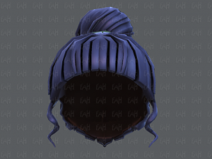 3d зачіска для дівчини v65 3D Модель