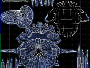 3d зачіска для дівчини v65 3D Модель