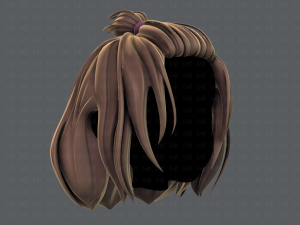 3d hair style for girl v66 Modelo 3D