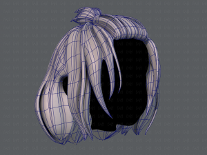 3d hair style for girl v66 Modelo 3D