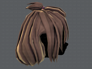 3d hair style for girl v66 Modelo 3D