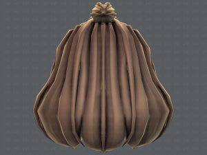 3d hair style for girl v66 Modelo 3D