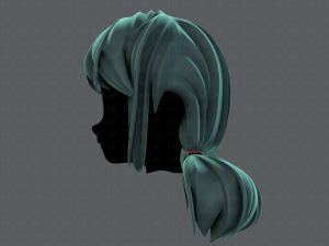 3d hair style for girl v67 3D 模型