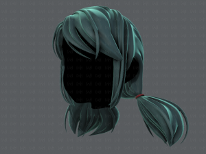 3d hair style for girl v67 3D 模型