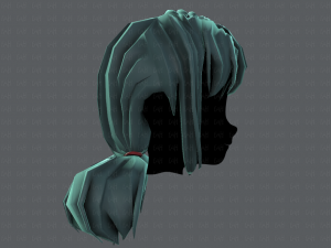 3d hair style for girl v67 3D 模型