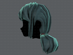 3d hair style for girl v67 3D 模型