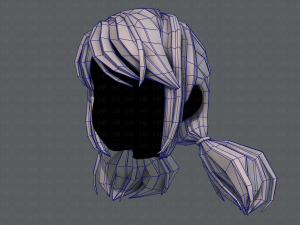 3d hair style for girl v67 3D 模型