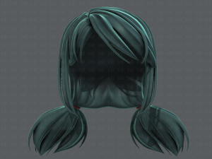 3d hair style for girl v67 3D 模型