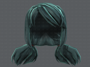 3d hair style for girl v67 3D 模型