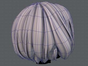 3d hair style for girl v69 3D 模型