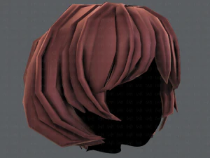 3d hair style for girl v69 3D Model