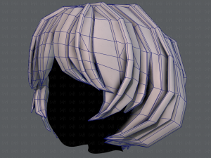 3d hair style for girl v69 3D 模型